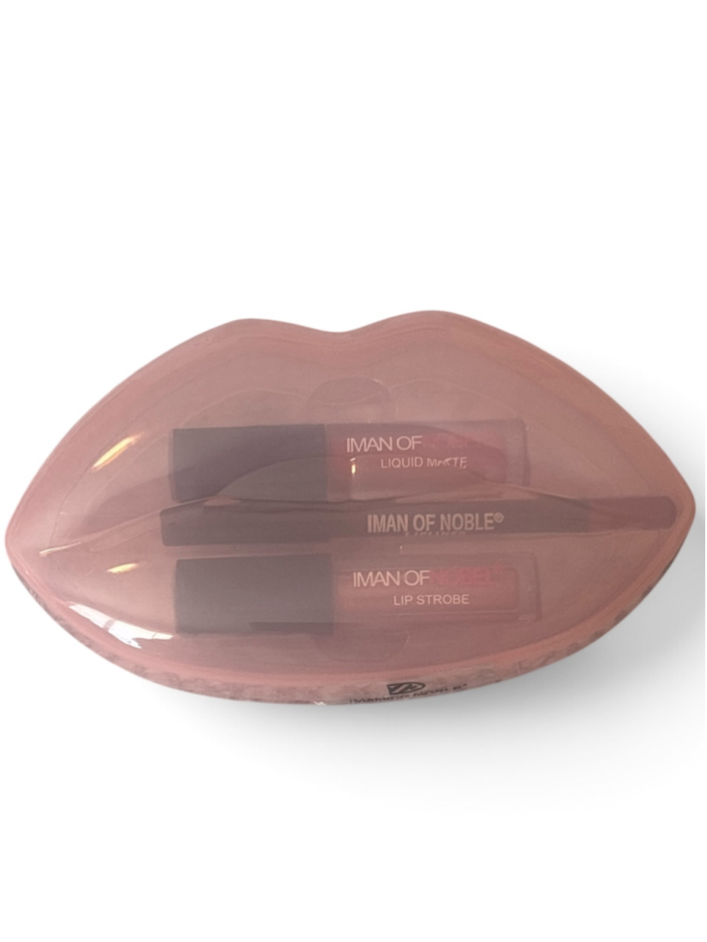 IMAN OF NOBLE Lip Makeup Set One Size Pink Red